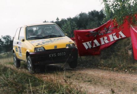 Jan Chudzikiewicz i Marek Kaczmarek - Fiat Cinquecento Sporting.