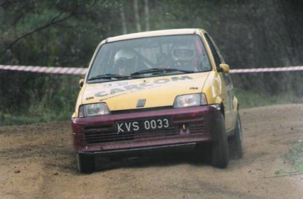 Jan Chudzikiewicz i Marek Kaczmarek - Fiat Cinquecento Sporting.