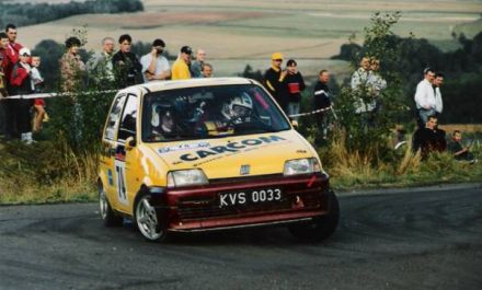 Jan Chudzikiewicz i Marek Kaczmarek - Fiat Cinquecento Sporting.