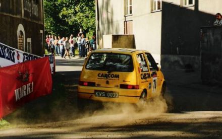 Jan Chudzikiewicz i Marek Kaczmarek - Fiat Cinquecento Sporting.