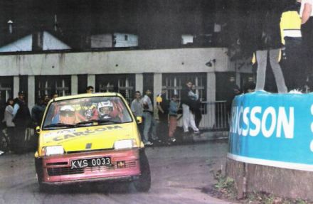 Jan Chudzikiewicz i Marek Kaczmarek - Fiat Cinquecento Sporting.