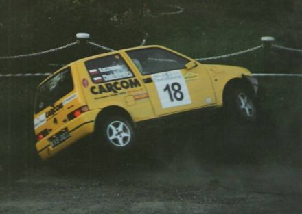 Jan Chudzikiewicz i Marek Kaczmarek - Fiat Cinquecento Sporting.