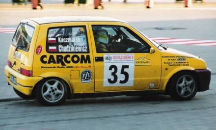 Jan Chudzikiewicz i Marek Kaczmarek - Fiat Cinquecento Sporting.