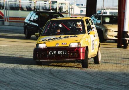 Jan Chudzikiewicz i Marek Kaczmarek - Fiat Cinquecento Sporting.