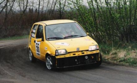 Jan Chudzikiewicz i Marek Kaczmarek - Fiat Cinquecento Sporting.
