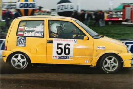 Jan Chudzikiewicz i Marek Kaczmarek - Fiat Cinquecento Sporting.