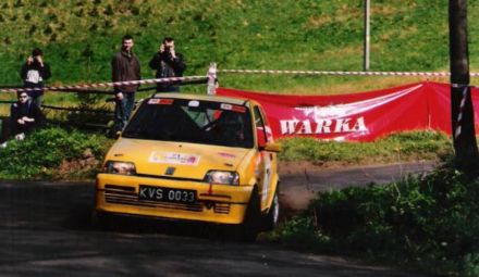 Jan Chudzikiewicz i Marek Kaczmarek - Fiat Cinquecento Sporting.