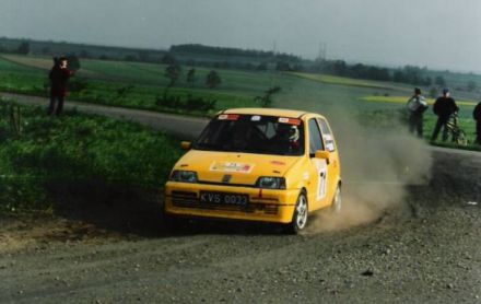 Jan Chudzikiewicz i Marek Kaczmarek - Fiat Cinquecento Sporting.