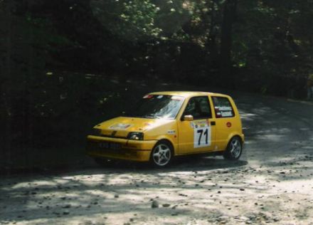 Jan Chudzikiewicz i Marek Kaczmarek - Fiat Cinquecento Sporting.