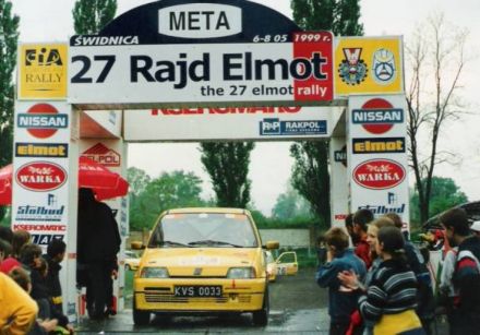 Jan Chudzikiewicz i Marek Kaczmarek - Fiat Cinquecento Sporting.