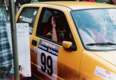 Jan Chudzikiewicz i Marek Kaczmarek - Fiat Cinquecento Sporting.