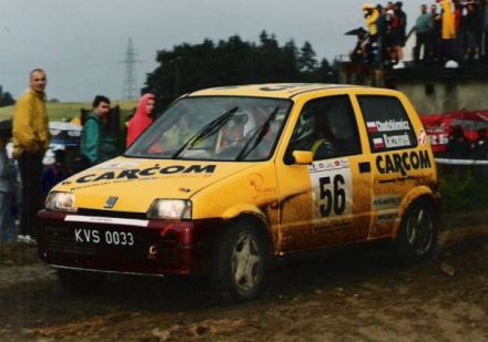 Jan Chudzikiewicz i Marek Kaczmarek - Fiat Cinquecento Sporting.