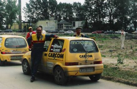 Jan Chudzikiewicz i Marek Kaczmarek - Fiat Cinquecento Sporting.