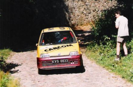 Jan Chudzikiewicz i Marek Kaczmarek - Fiat Cinquecento Sporting.