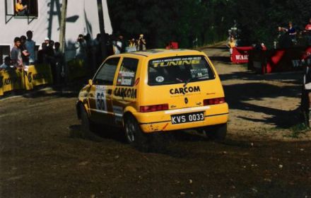 Jan Chudzikiewicz i Marek Kaczmarek - Fiat Cinquecento Sporting.