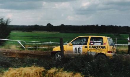 Jan Chudzikiewicz i Marek Kaczmarek - Fiat Cinquecento Sporting.