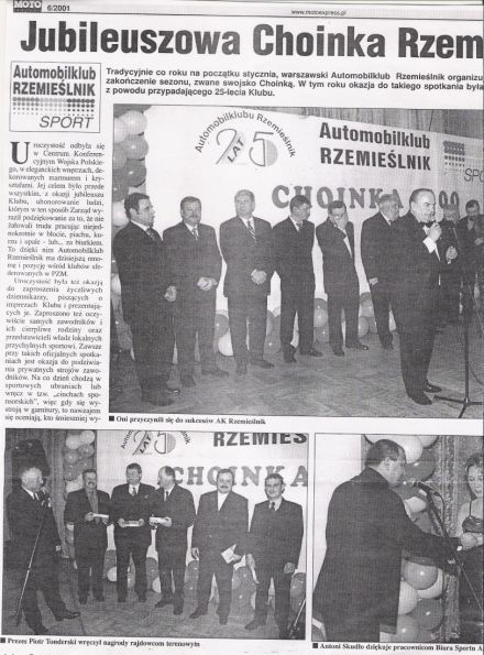 Choinka Rzemieślnika - 2001r.