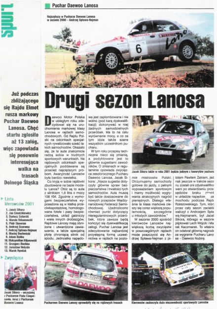 Zimowy Rajd Dolnośląski - 2001r.