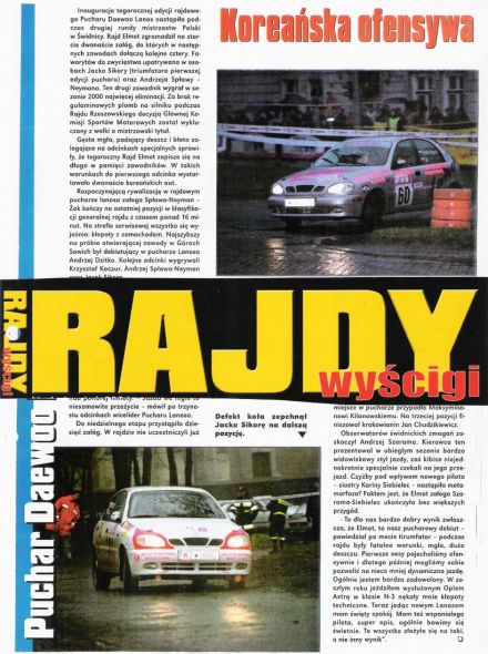 Rajd Elmot - 2001r