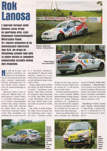 Rajd Krakowski - 2001r.