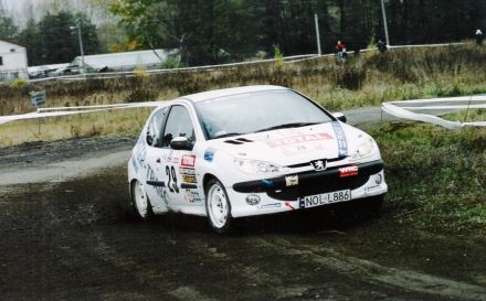 Krzysztof Kobus i Marek Kaczmarek - Peugeot 206 XS.