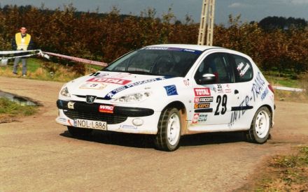 Krzysztof Kobus i Marek Kaczmarek - Peugeot 206 XS.
