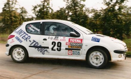 Krzysztof Kobus i Marek Kaczmarek - Peugeot 206 XS.