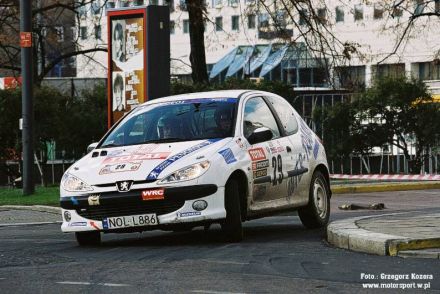 Krzysztof Kobus i Marek Kaczmarek - Peugeot 206 XS.