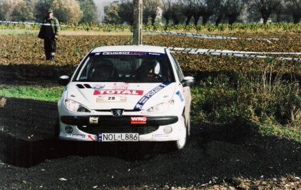 Krzysztof Kobus i Marek Kaczmarek - Peugeot 206 XS.
