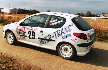 Krzysztof Kobus i Marek Kaczmarek - Peugeot 206 XS.
