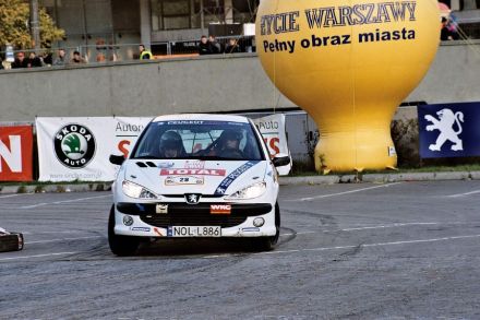 Krzysztof Kobus i Marek Kaczmarek - Peugeot 206 XS.