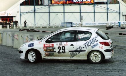 Krzysztof Kobus i Marek Kaczmarek - Peugeot 206 XS.