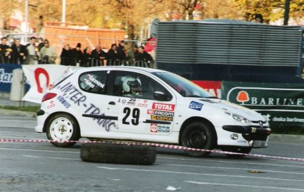 Krzysztof Kobus i Marek Kaczmarek - Peugeot 206 XS.