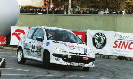 Krzysztof Kobus i Marek Kaczmarek - Peugeot 206 XS.