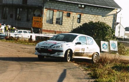 Krzysztof Kobus i Marek Kaczmarek - Peugeot 206 XS.