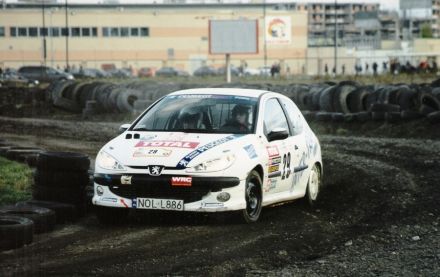 Krzysztof Kobus i Marek Kaczmarek - Peugeot 206 XS.