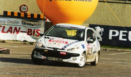 Krzysztof Kobus i Marek Kaczmarek - Peugeot 206 XS.