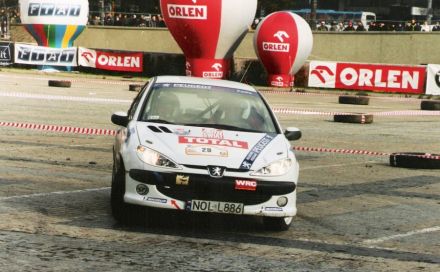 Krzysztof Kobus i Marek Kaczmarek - Peugeot 206 XS.