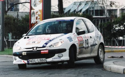 Krzysztof Kobus i Marek Kaczmarek - Peugeot 206 XS.