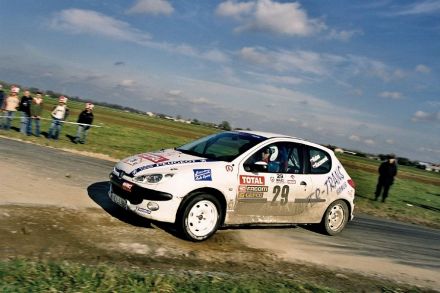 Krzysztof Kobus i Marek Kaczmarek - Peugeot 206 XS.