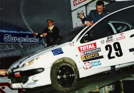 Krzysztof Kobus i Marek Kaczmarek - Peugeot 206 XS.
