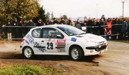 Krzysztof Kobus i Marek Kaczmarek - Peugeot 206 XS.
