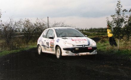 Krzysztof Kobus i Marek Kaczmarek - Peugeot 206 XS.