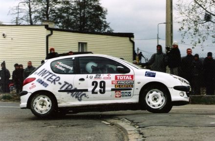 Krzysztof Kobus i Marek Kaczmarek - Peugeot 206 XS.