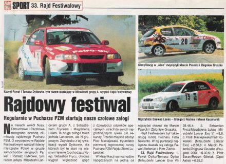 Rajd Festiwalowy - 2002r.