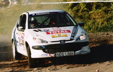 Krzysztof Kobus i Marek Kaczmarek - Peugeot 206 XS.