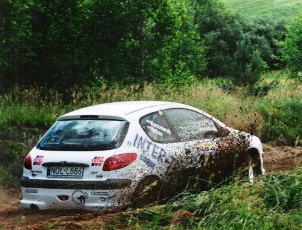 Krzysztof Kobus i Marek Kaczmarek - Peugeot 206 XS.