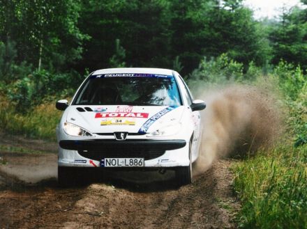 Krzysztof Kobus i Marek Kaczmarek - Peugeot 206 XS.