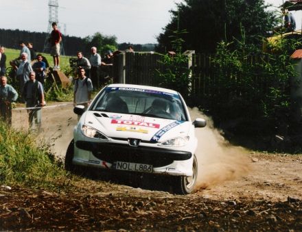 Krzysztof Kobus i Marek Kaczmarek - Peugeot 206 XS.