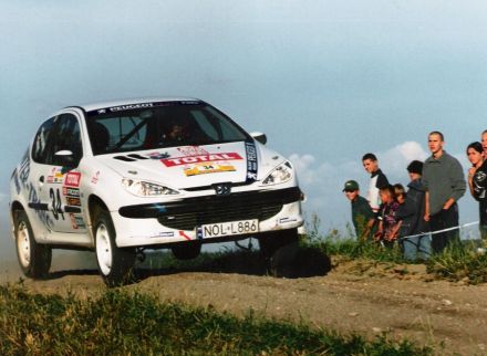 Krzysztof Kobus i Marek Kaczmarek - Peugeot 206 XS.